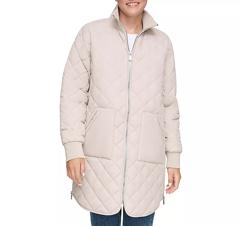Marc New York Ladies Woven Quilted Jacket