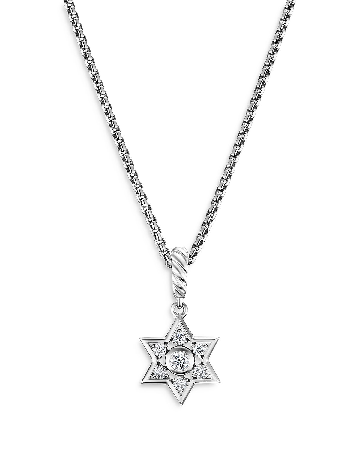 David Yurman Star of David Pendant Necklace