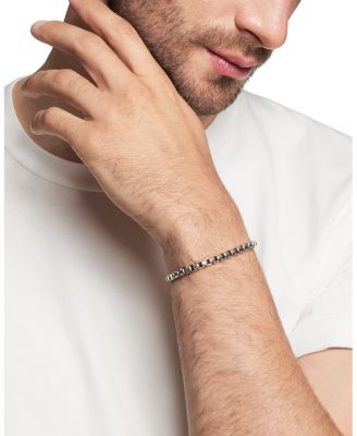 Men's Large Box Chain Bracelet, 5mm