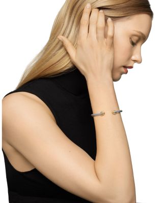 Cable Classic Bracelet with 14K Gold, 5mm