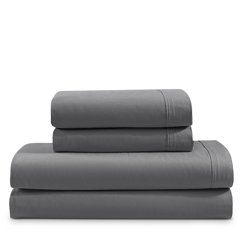 Calvin Klein Washed Percale Cotton Sheet Set, Twin Xl