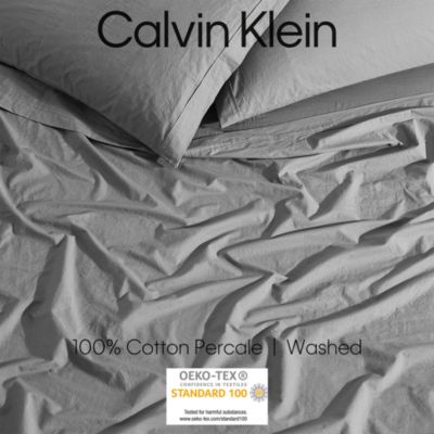 Washed Percale Cotton Sheet Set, Twin XL