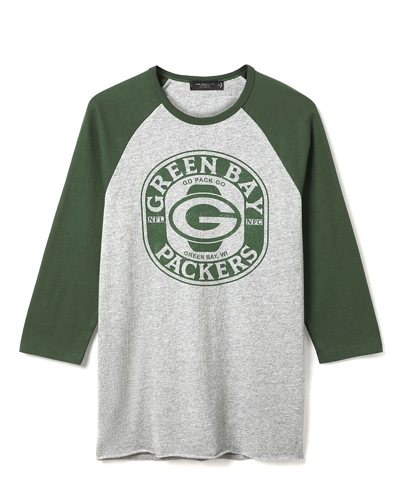 Junk Food Clothing Unisex Nfl Green Bay Packers Elite Raglan