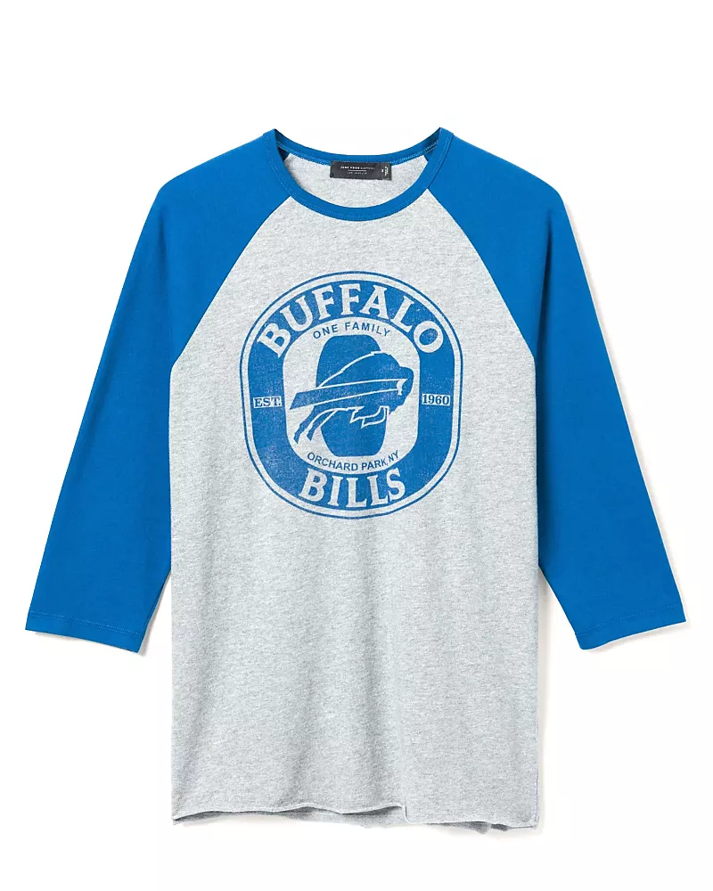 Junk Food Clothing Unisex Nfl Buffalo Bills Elite Raglan