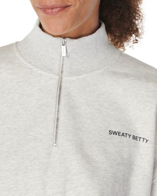 Revive Crop Half Zip Sweatshirt