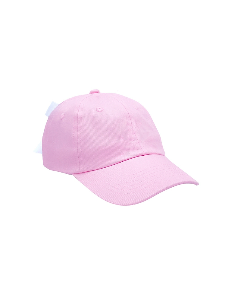 Bits & Bows Girls' Bow Baseball Hat - Little Kid, Big Kid In Pink