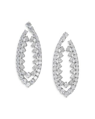 Starlet Stone Drop Front to Back Earrings