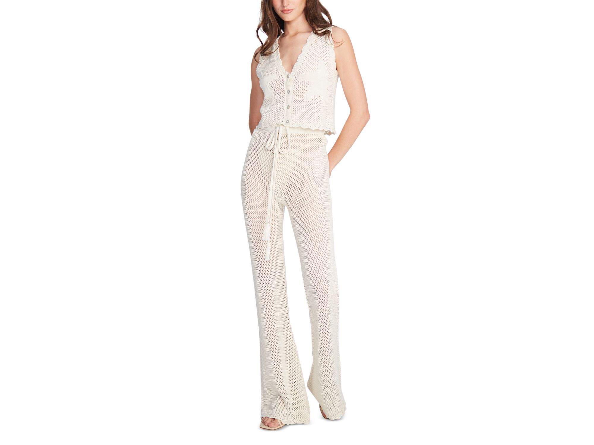 Raffa Scalloped Cover Up Pants — Image 5