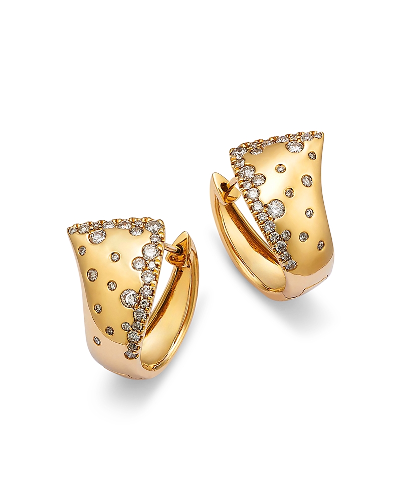 Bloomingdale's Fine Collection Diamond Earrings In 14k Yellow Gold, 0.70 Ct. T. W. In Gold/white