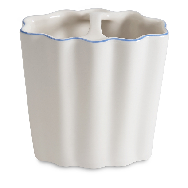 Kassatex Le Marais Toothbrush Holder In White