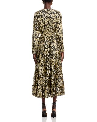 The Francesca Burnout Midi Dress