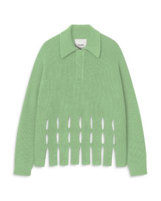 Nanushka - Thiago Cut Out Polo Sweater