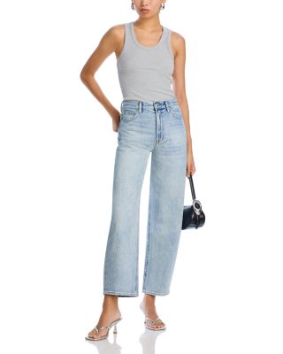 Wes High Rise Barrel Jeans in Glitz