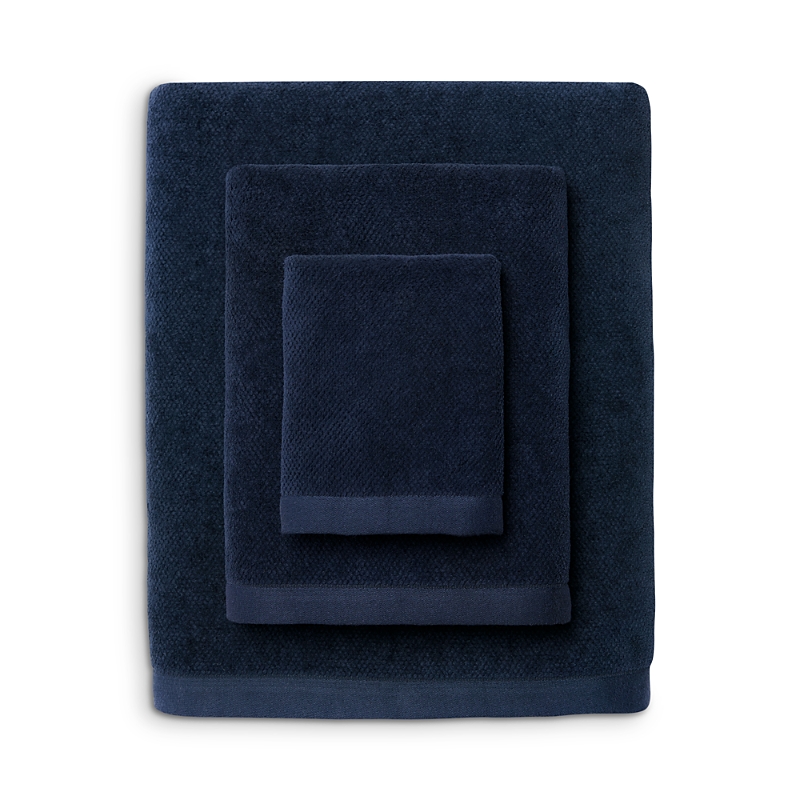 Sferra Canedo Cotton Bath Towel In Navy