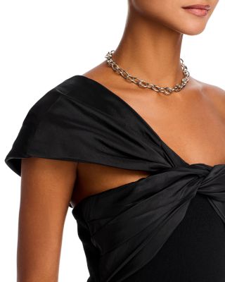 Celiana Knit Combo Top