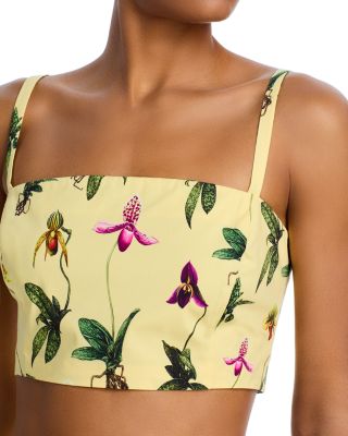Orchids Cropped Top