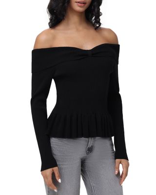 525 - Morgan Off-the-Shoulder Sweater