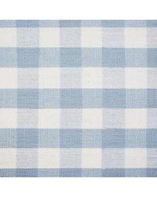 Crawford Gliding Ottoman in Gingham