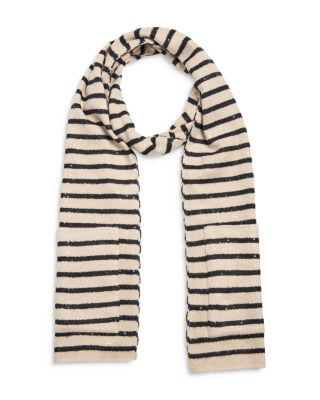 Jocelyn Sequin Striped Scarf