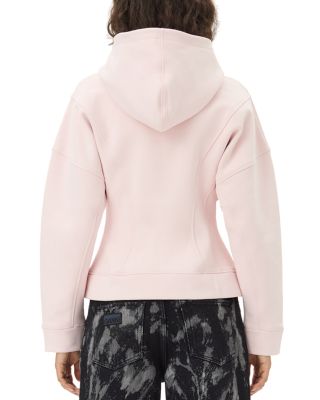 GANNI Fleece Zip Hoodie | Bloomingdale's Women