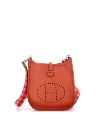 Pre-Owned Hermes Tpm Evelyne Bag Gen Iii Clemence