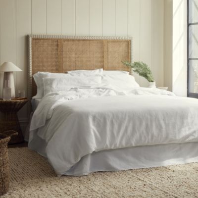 Linen Blend Duvet Cover, Twin
