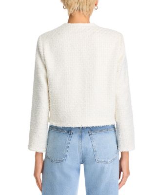 Tweed Collarless Jacket - Exclusive