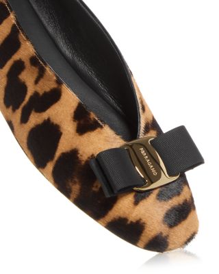 Women's Vanna Calf Hair Ballet Flats