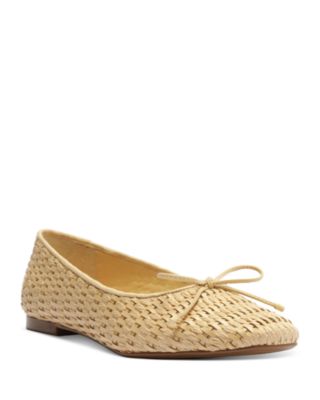 SCHUTZ - Women's Arissa Straw Flats