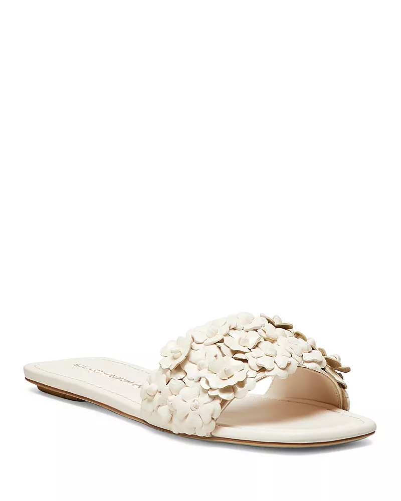 Stuart Weitzman Women's Meadow Slide Flat Sandals