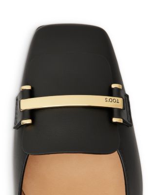 Women&#39;s Leather Loafer Pumps