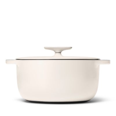 Enameled Cast Iron 6.5 Qt Dutch Oven with Flat Lid