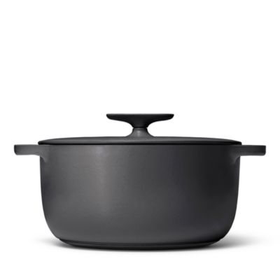 Enameled Cast Iron 6.5 Qt Dutch Oven with Flat Lid