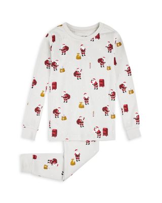 petit lem - Unisex Must Be Santa Printed Long Sleeved Pajama Set - Little Kid