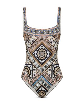 Underwire One Piece Swimsuit in Make Me Your Mosaic