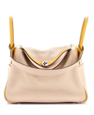 Pre-Owned Hermes 30 Bicolor Lindy Bag Clemence