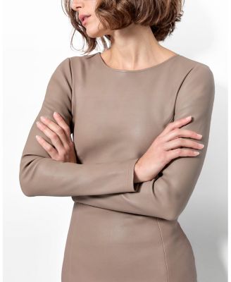 Mrs Smith Stretch Leather Dress