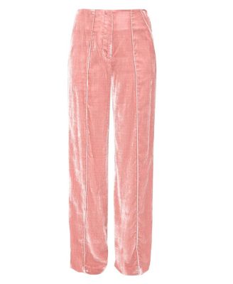 Fiona Velvet Straight Leg Trousers