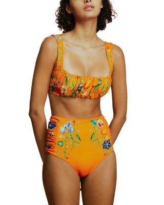 Alémais - Flores Balconette Bikini Top & Flores High Waisted Brief Bikini Bottom