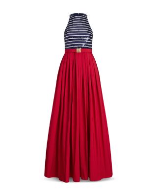Ralph Lauren Belted Sequined Tulle & Taffeta Gown | Bloomingdale's Women