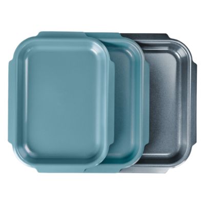 Nest Bake 3-Piece Non-Stick Cookie Sheet Set with Easy Pull Handles