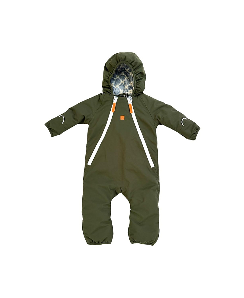 Northern Classics Unisex Insulated Waterproof Winter Bunting - Baby In Olive Green