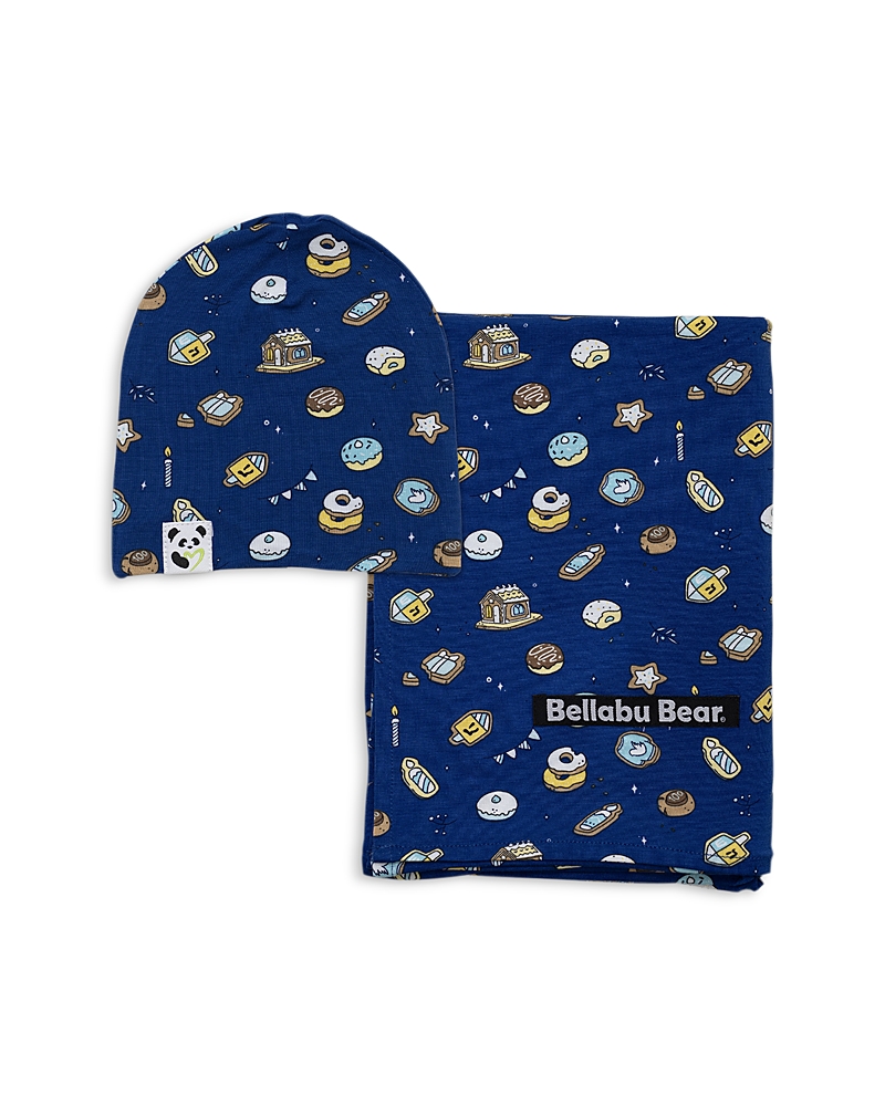 Bellabu Bear Unisex Swaddle & Beanie Set - Baby In Hanukkah