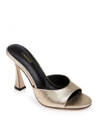 L'AGENCE - Women's Avery Slide High Heel Sandals