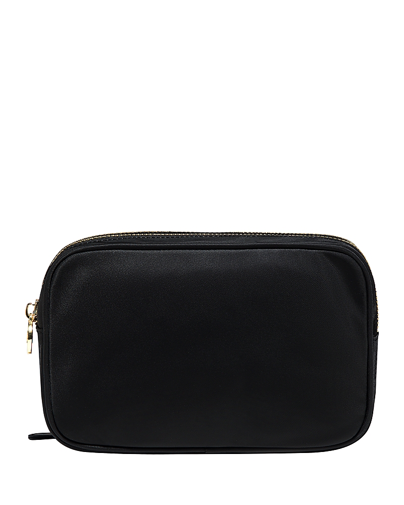 Stoney Clover Lane Double Zip Pouch In Noir