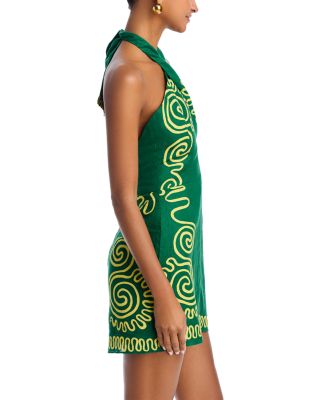 Venata Open Back Halter Dress