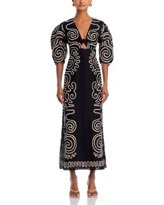 Gaia Linen Cutout Dress