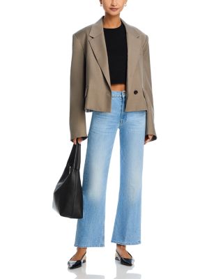 The Bookie High Rise Ankle Wide Leg Jeans in Puzzled