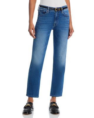 MOTHER - The Outsider High Rise Ankle Jeans in Connect the Dots