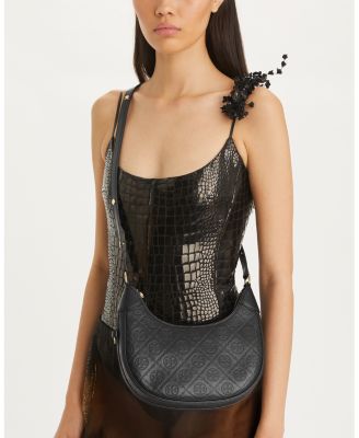 T Monogram Crescent Bag